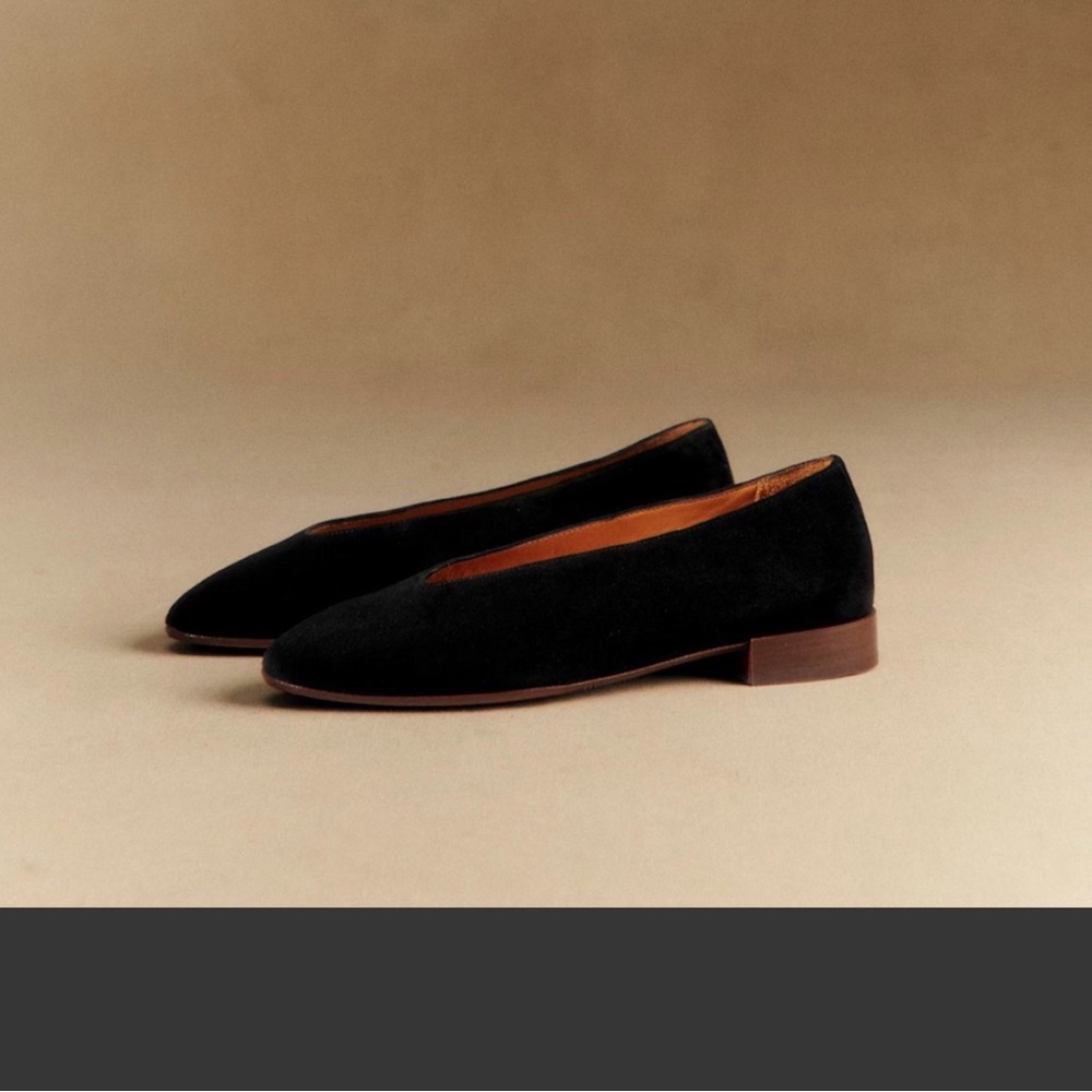 Sezane Matilda Black Flats